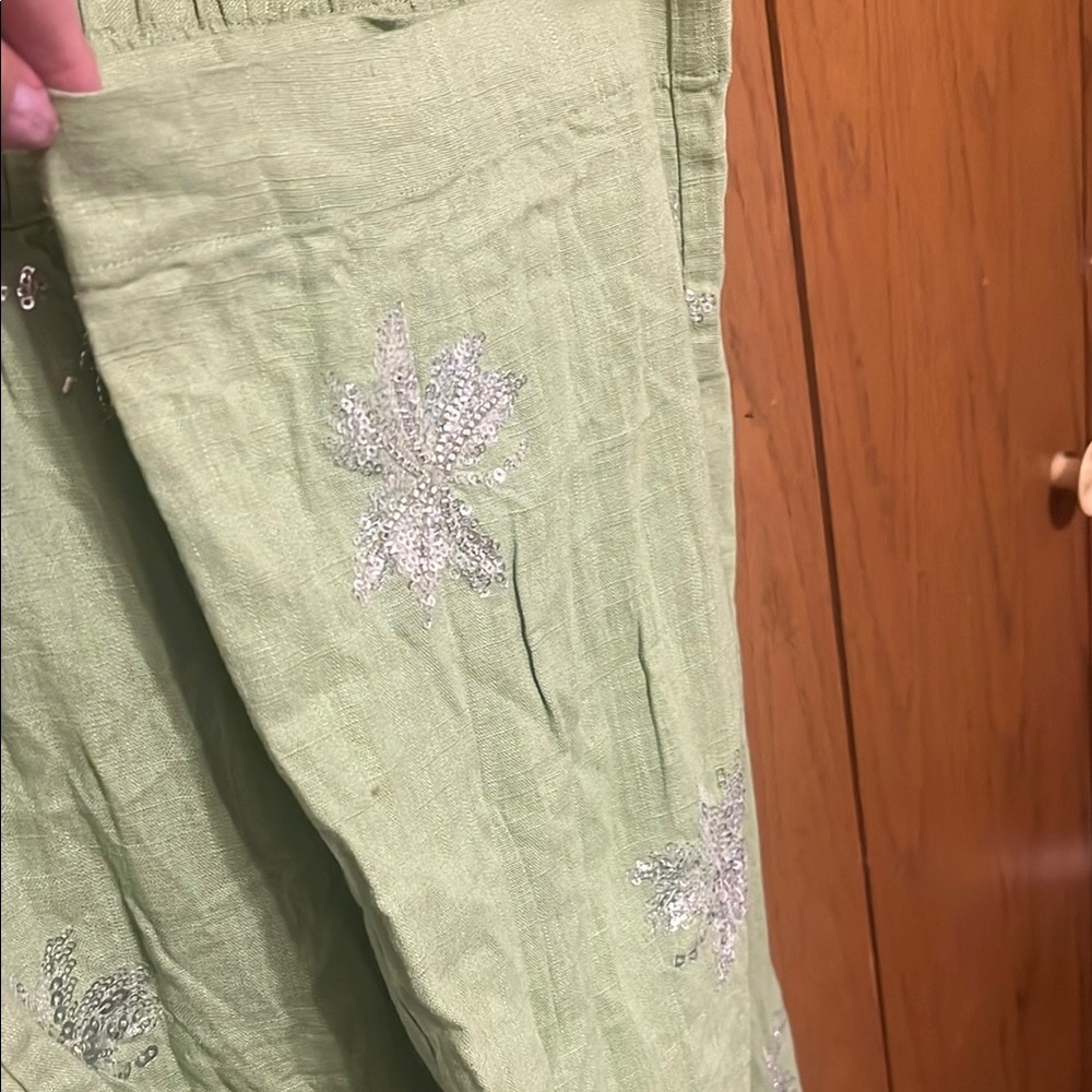 Reserved Green Floral Women's Swim Coverup Set - Picture 10 of 14
